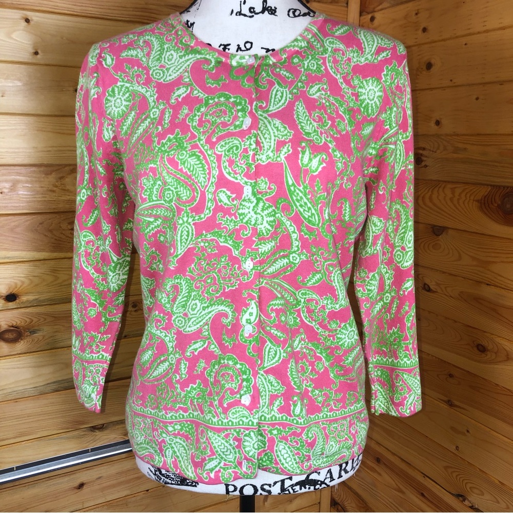 SARAH SPENCER lightweight 3/4 long sleeve sweater/top